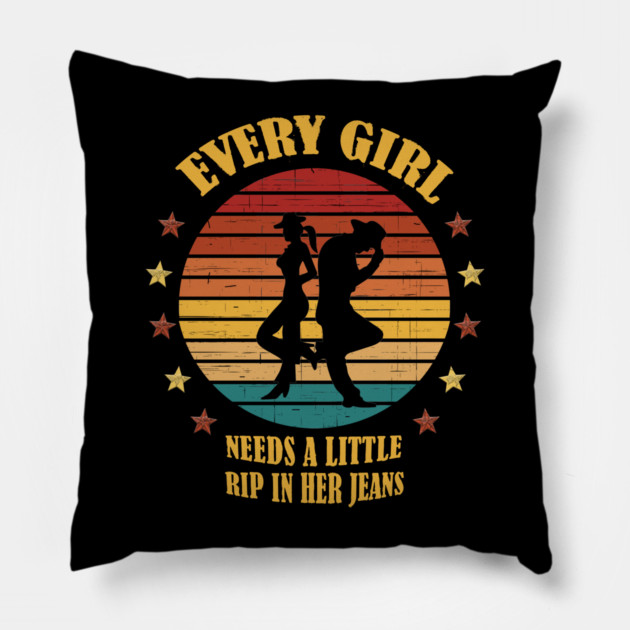 Every Girl Needs a Little Pillow by Db Printed