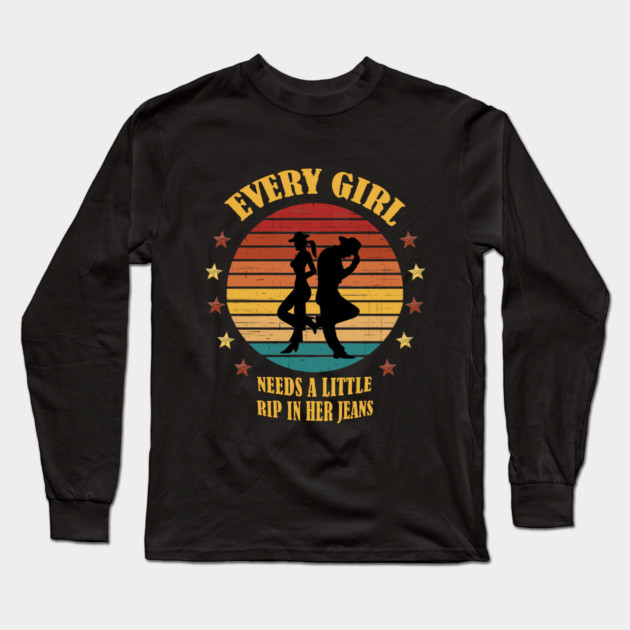 Every Girl Needs a Little Long Sleeve T-Shirt by Db Printed