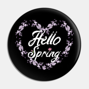 Hello Spring Pin