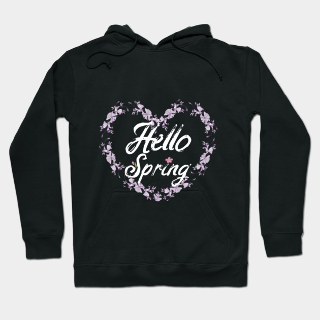 Hello Spring Hoodie by Db Printed