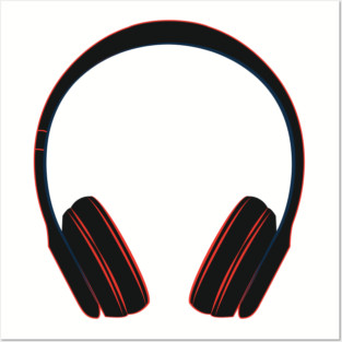 Headphones Posters and Art