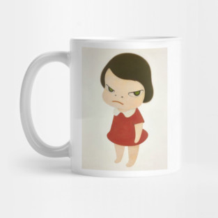 Knife Behind Back,Yoshitomo Nara Mug