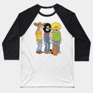 The Fabulous Furry Freak Brothers 1968 Baseball T-Shirt