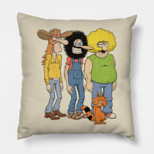 The Fabulous Furry Freak Brothers 1968 Pillow