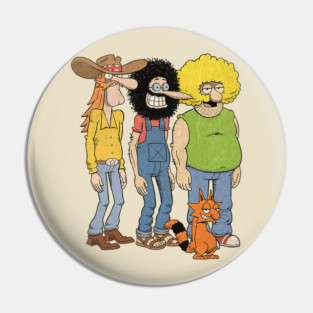 The Fabulous Furry Freak Brothers 1968 Pin