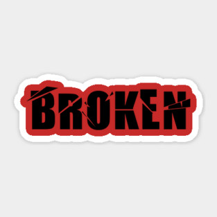 Broken Sticker