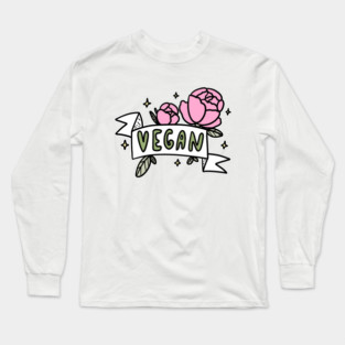 VEGAN Long Sleeve T-Shirt