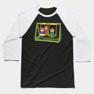 Fisher Price Little People On The Swing Set Baseball T-Shirt