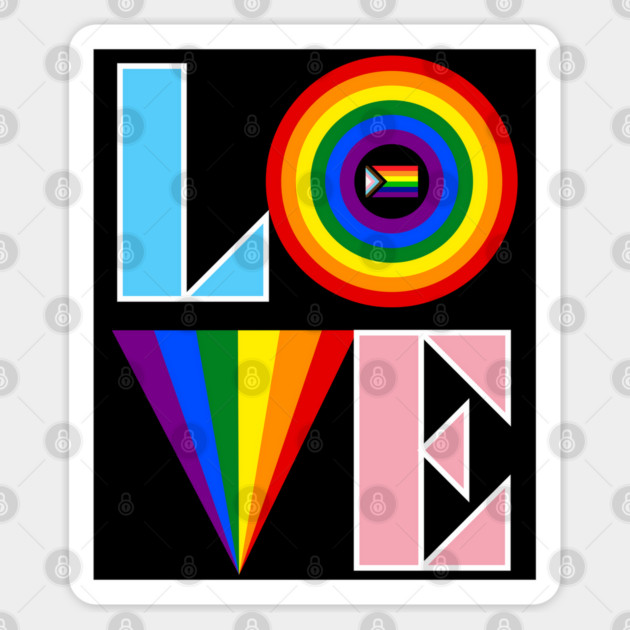 LGBTQIA+ LOVE Sticker by Luxinda