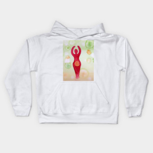Spiral Goddess Kids Hoodie