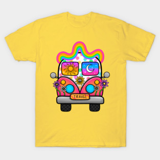 Travel hippie bus T-Shirt