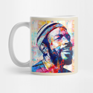 Marvin Gaye Abstract Paintings Mug
