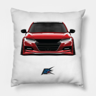 honda accord red Pillow