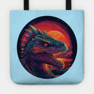 Dragon's Head in a Setting Sun Tote