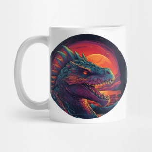 Dragon's Head in a Setting Sun Mug