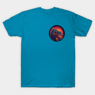 Dragon's Head in a Setting Sun T-Shirt