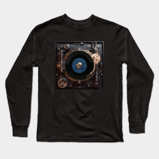 Turntable Retropunk Long Sleeve T-Shirt