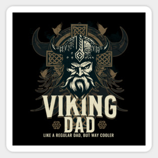 Viking Dad Like a Regular Dad but Way Cooler Sticker