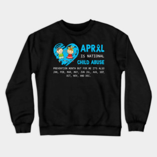 April Child Abuse Prevention Month Crewneck Sweatshirt