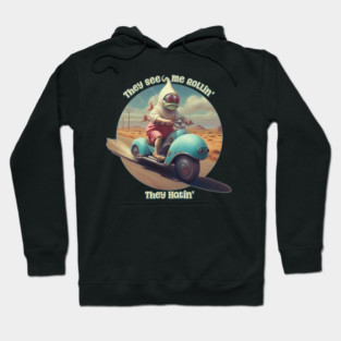 They See Me Rollin' - They Hatin' Scooter Hoodie