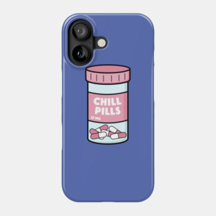 Funny Chill Pills Illustration Phone Case