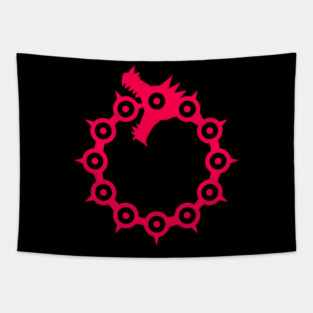Meliodas Seven Deadly Sins Symbol Tapestry