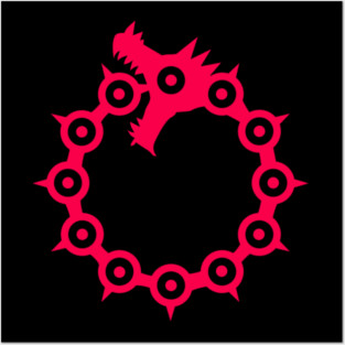 Meliodas Seven Deadly Sins Symbol Posters and Art