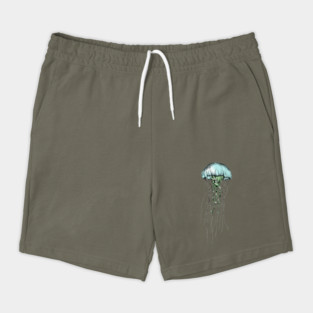 Jellyfish Print Shorts
