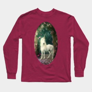 Unicorn on the Patio Long Sleeve T-Shirt