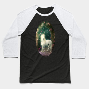 Unicorn on the Patio Baseball T-Shirt