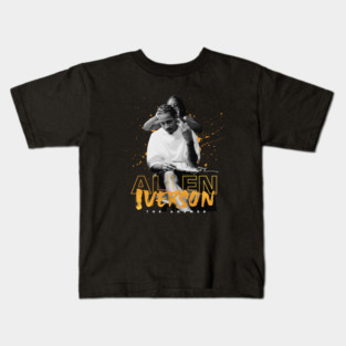 Allen Iverson Braided by His Mom Kids T-Shirt