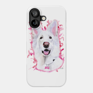 White Swiss Shepherd Phone Case