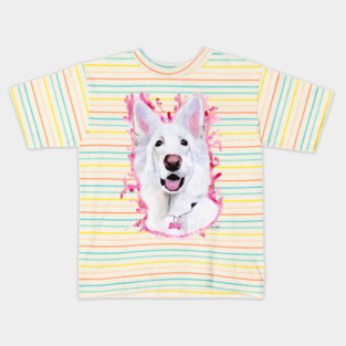 White Swiss Shepherd Kids T-Shirt