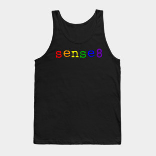 Rainbow Sense8 Logo Tank Top