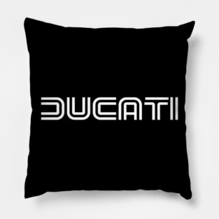 ducati old logo Pillow