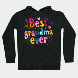 Best Grandma Ever Mothers Day Womens Plus Size Hoodie