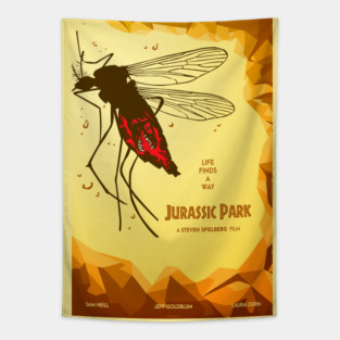 Jurassic park minimalist poster Tapestry