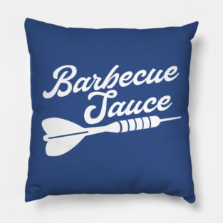 Barbecue Sauce white Pillow