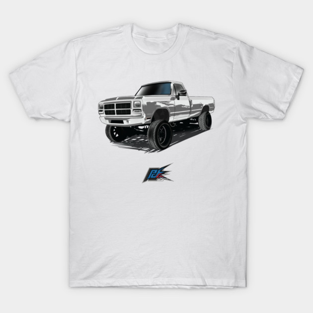 dodge first gen truck white T-Shirt by naquash