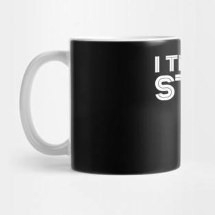 I Throw Stuff Shot Put Messy Bun Mug