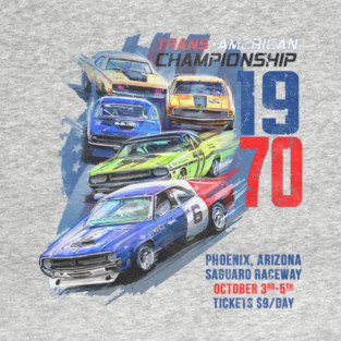 Race Poster distressed T-Shirt