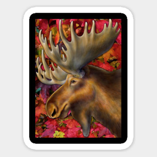 Moose Sticker
