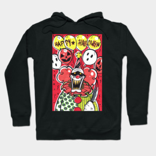 Creepy Halloween Killer Clown Hoodie
