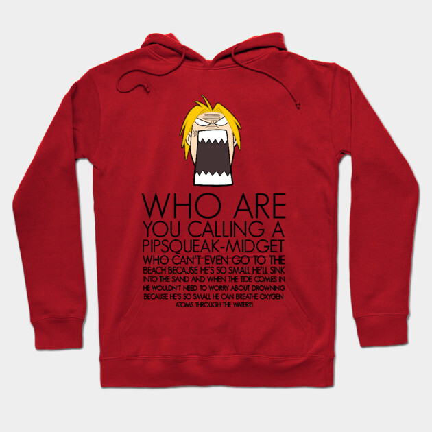Edward Elric FullMetal Alchemist Full Metal Alchemist Hoodie