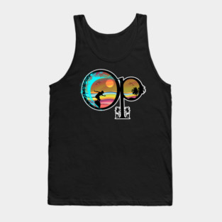 Retro Ocean Pacific - Summer Surf- 80s Tank Top