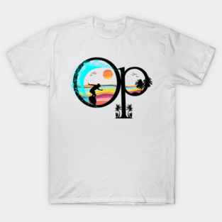 Retro Ocean Pacific - Summer Surf- 80s T-Shirt