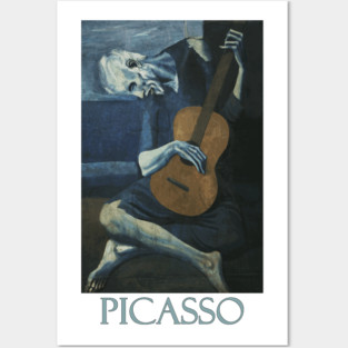 The Blind Guitarist (1904-05) by Pablo Picasso Posters and Art