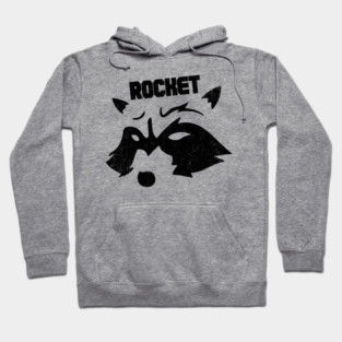Rocket Raccoon Decal Art Hoodie