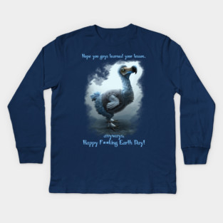 Angry DoDo! Kids Long Sleeve T-Shirt