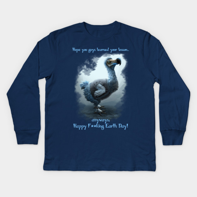 Angry DoDo! Kids Long Sleeve T-Shirt by C.Code